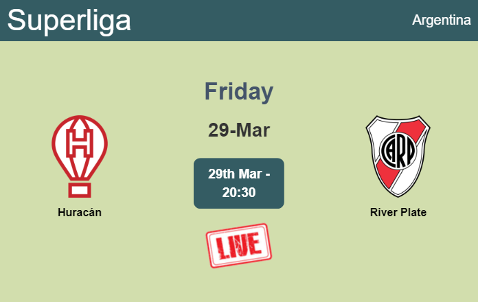 How to watch Huracán vs. River Plate on live stream and at what time