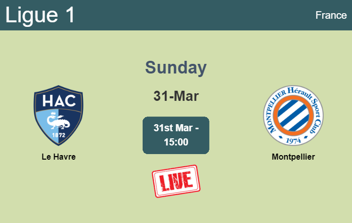 How to watch Le Havre vs. Montpellier on live stream and at what time