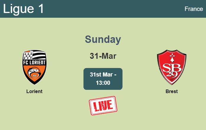 How to watch Lorient vs. Brest on live stream and at what time
