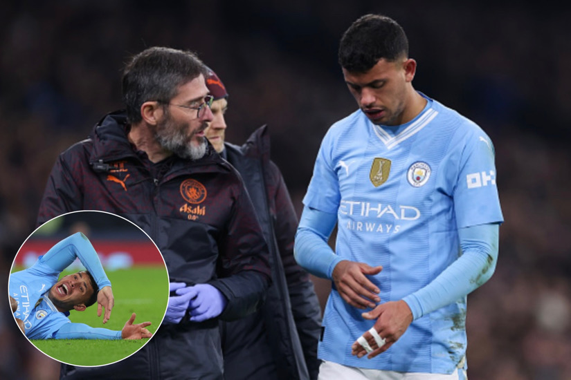 Manchester City's Matheus Nunes Suffers Horror Finger Injury In Champions League Clash