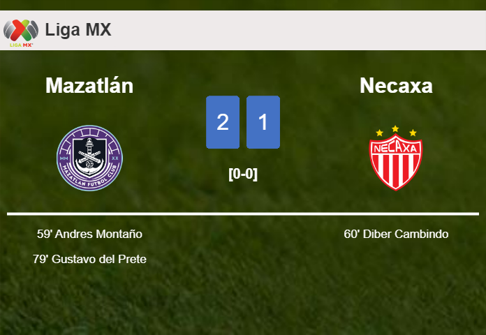 Mazatlán beats Necaxa 2-1