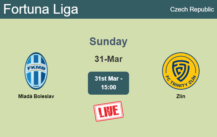 How to watch Mladá Boleslav vs. Zlín on live stream and at what time