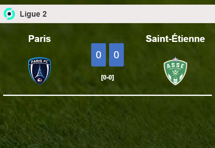 Paris draws 0-0 with Saint-Étienne on Saturday