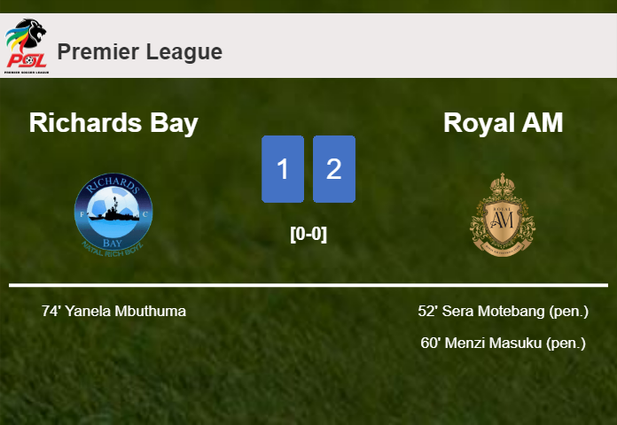 Royal AM defeats Richards Bay 2-1