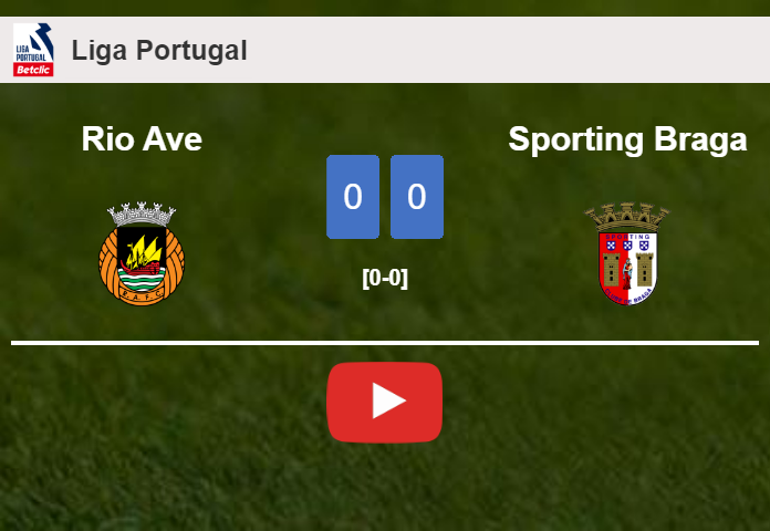 Rio Ave stops Sporting Braga with a 0-0 draw. HIGHLIGHTS