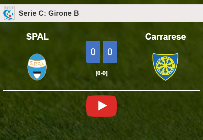SPAL stops Carrarese with a 0-0 draw. HIGHLIGHTS