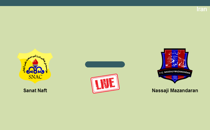 How to watch Sanat Naft vs. Nassaji Mazandaran on live stream and at what time