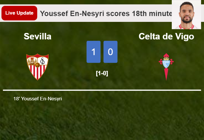 Sevilla vs Celta de Vigo live updates: Youssef En-Nesyri scores opening goal in La Liga match (1-0)