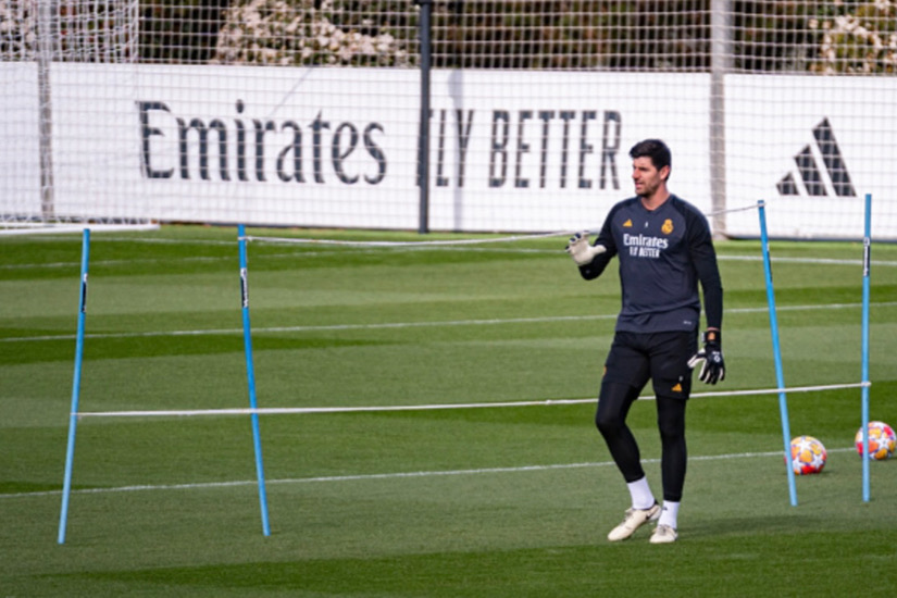Thibaut Courtois Suffers Injury Setback In Real Madrid Training