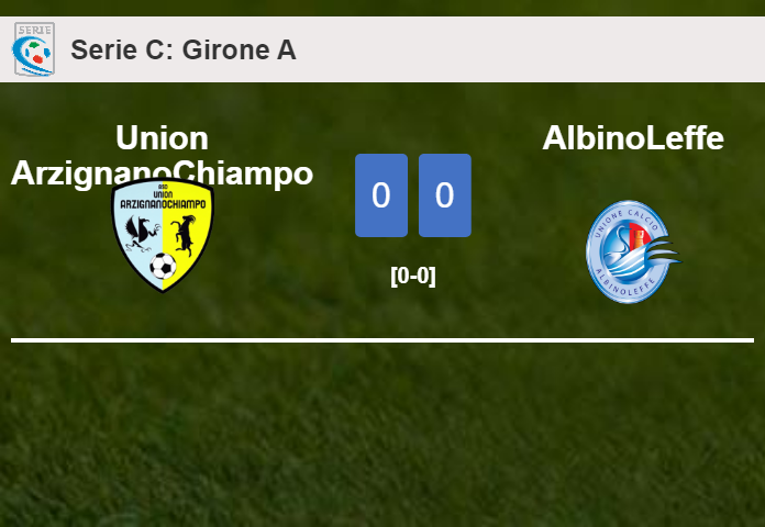 Union ArzignanoChiampo draws 0-0 with AlbinoLeffe on Tuesday