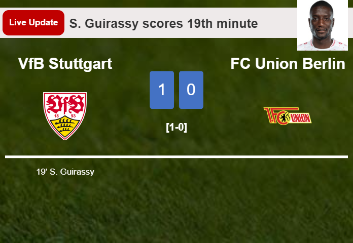 VfB Stuttgart vs FC Union Berlin live updates: S. Guirassy scores opening goal in Bundesliga match (1-0)