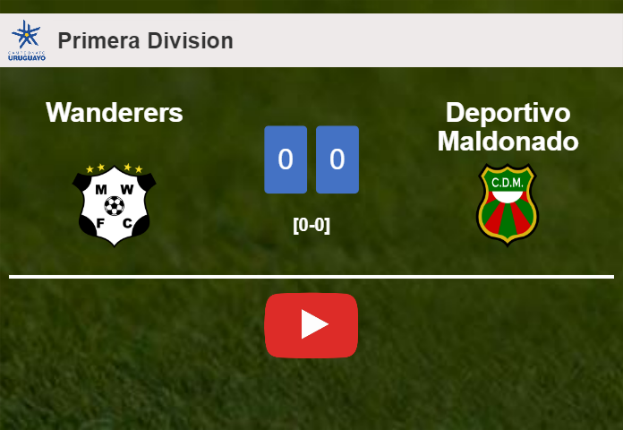 Wanderers draws 0-0 with Deportivo Maldonado on Monday. HIGHLIGHTS