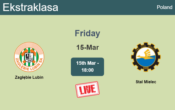 How to watch Zagłębie Lubin vs. Stal Mielec on live stream and at what time