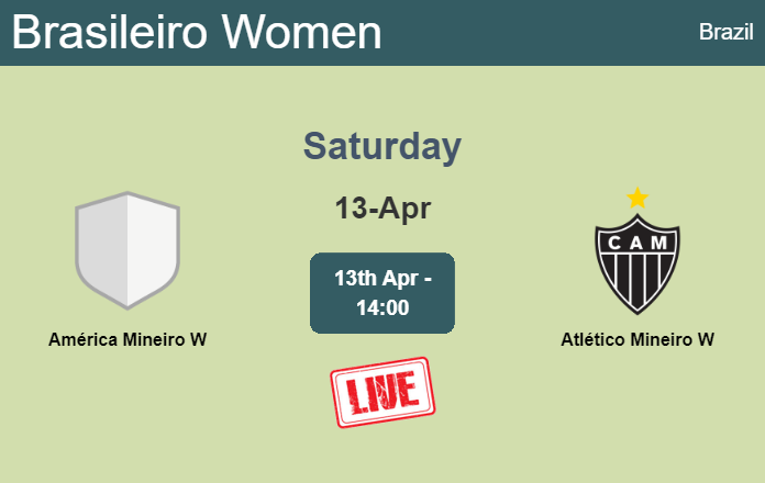 How to watch América Mineiro W vs. Atlético Mineiro W on live stream and at what time