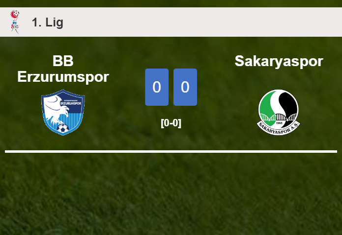 BB Erzurumspor draws 0-0 with Sakaryaspor on Monday