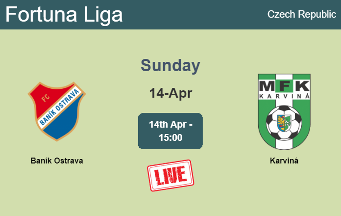 How to watch Baník Ostrava vs. Karviná on live stream and at what time