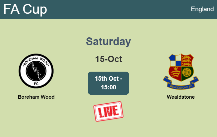How to watch Boreham Wood vs. Wealdstone on live stream and at what time
