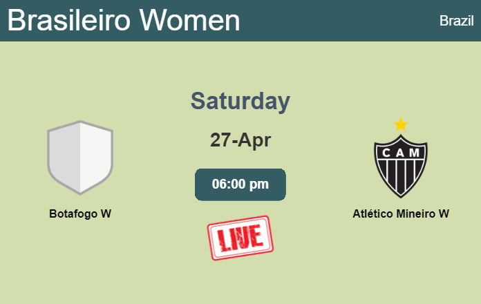 How to watch Botafogo W vs. Atlético Mineiro W on live stream and at what time