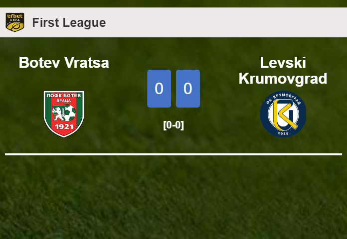Botev Vratsa draws 0-0 with Levski Krumovgrad on Monday