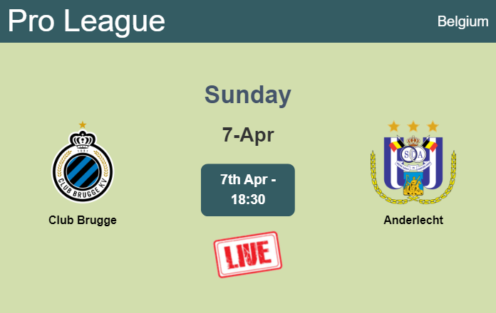 How to watch Club Brugge vs. Anderlecht on live stream and at what time