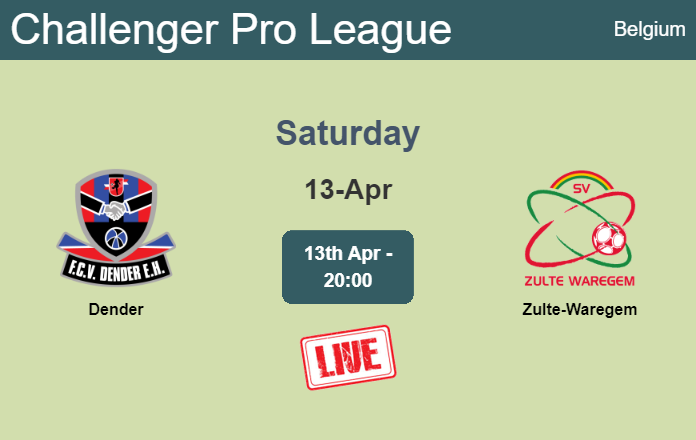 How to watch Dender vs. Zulte-Waregem on live stream and at what time