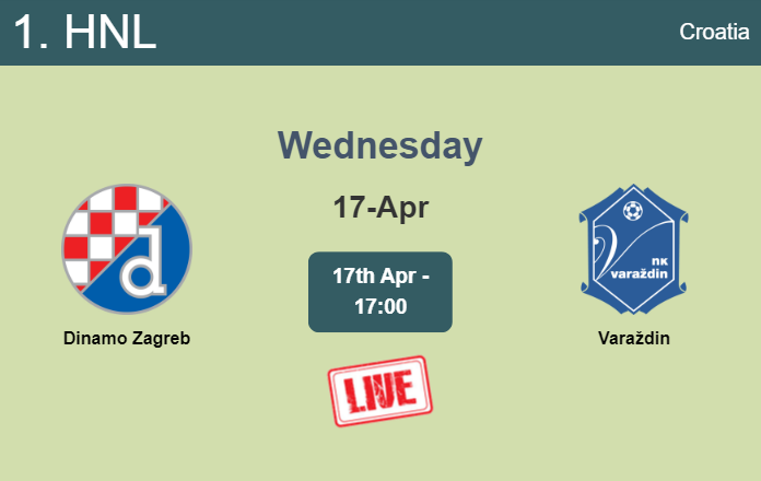 How to watch Dinamo Zagreb vs. Varaždin on live stream and at what time