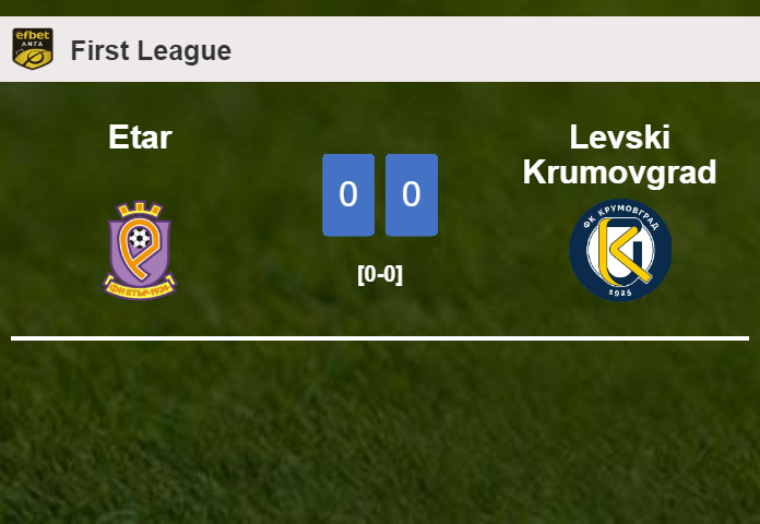 Etar draws 0-0 with Levski Krumovgrad on Sunday