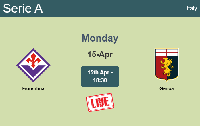 How to watch Fiorentina vs. Genoa on live stream and at what time