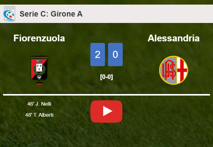 Fiorenzuola overcomes Alessandria 2-0 on Saturday. HIGHLIGHTS