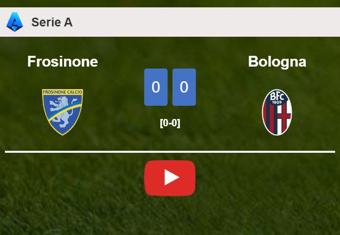 Frosinone stops Bologna with a 0-0 draw. HIGHLIGHTS