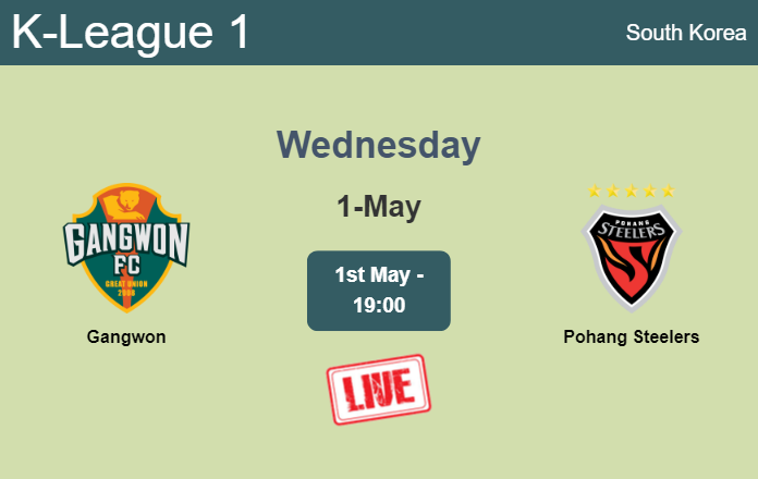 How to watch Gangwon vs. Pohang Steelers on live stream and at what time