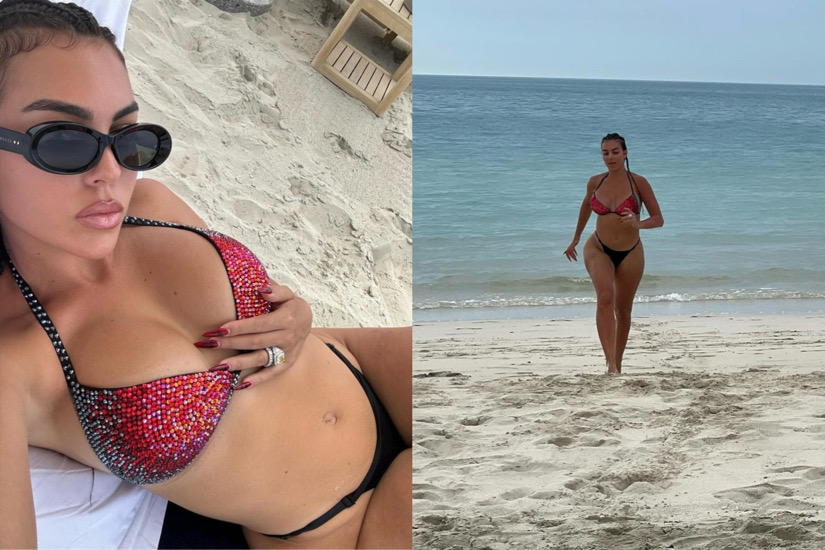 Georgina Rodriguez Radiates Goddess Energy In Stunning Bikini Photos During A Romantic Getaway With Cristiano Ronaldo