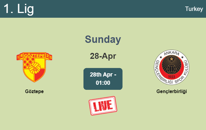 How to watch Göztepe vs. Gençlerbirliği on live stream and at what time