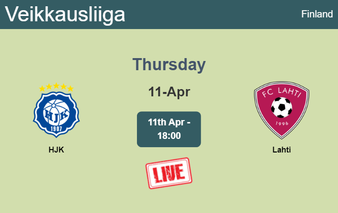 How to watch HJK vs. Lahti on live stream and at what time