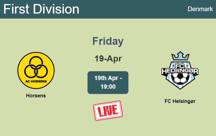 How to watch Horsens vs. FC Helsingør on live stream and at what time