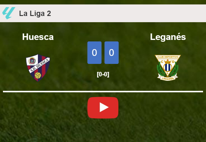 Huesca stops Leganés with a 0-0 draw. HIGHLIGHTS