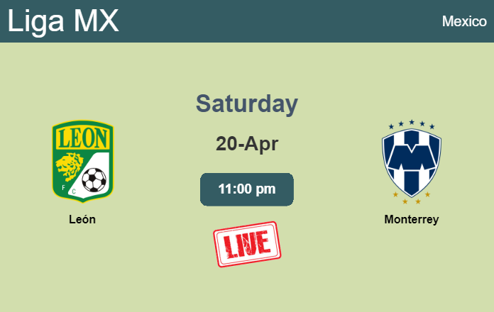 How to watch León vs. Monterrey on live stream and at what time