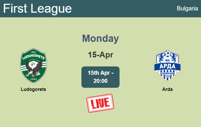 How to watch Ludogorets vs. Arda on live stream and at what time