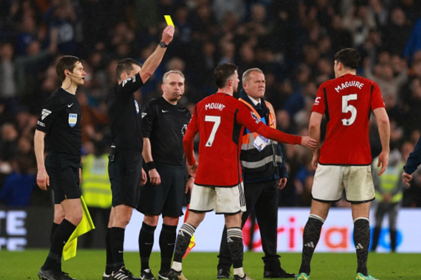 Manchester United's Harry Maguire Booked After Chelsea Defeat Amid Late Drama
