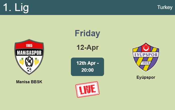 How to watch Manisa BBSK vs. Eyüpspor on live stream and at what time