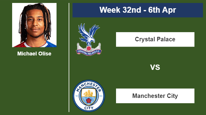 FANTASY PREMIER LEAGUE. Michael Olise statistics before facing Manchester City on Saturday 6th of April for the 32nd week.
