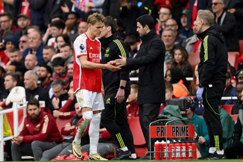 Mikel Arteta Provides Injury Update On Martin Odegaard After Arsenal's Defeat To Aston Villa