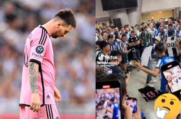 Monterrey fans disrespect Lionel Messi, viral videos capture shirt ...