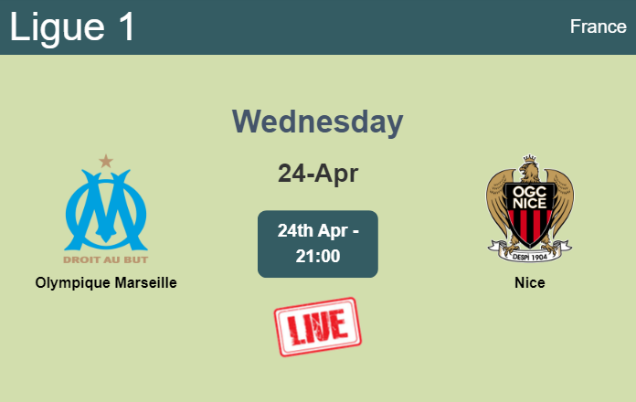 How to watch Olympique Marseille vs. Nice on live stream and at what time