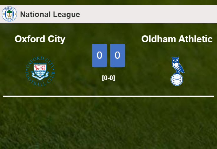 Oxford City stops Oldham Athletic with a 0-0 draw