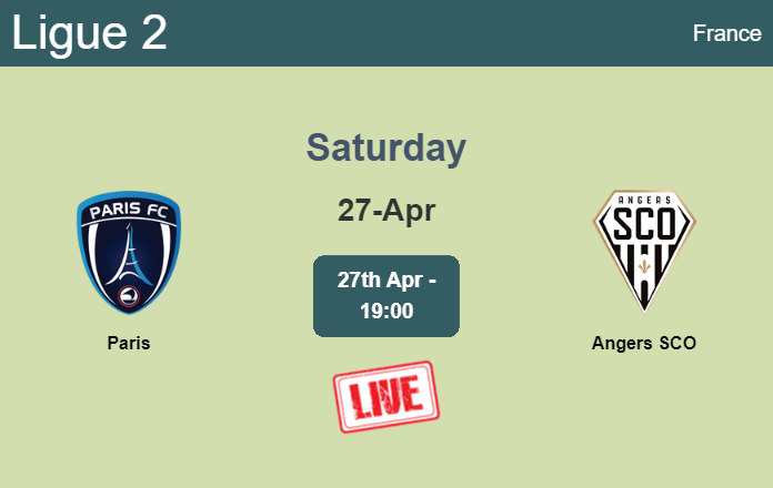 How to watch Paris vs. Angers SCO on live stream and at what time