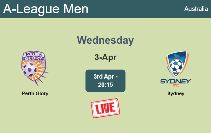 How to watch Perth Glory vs. Sydney on live stream and at what time