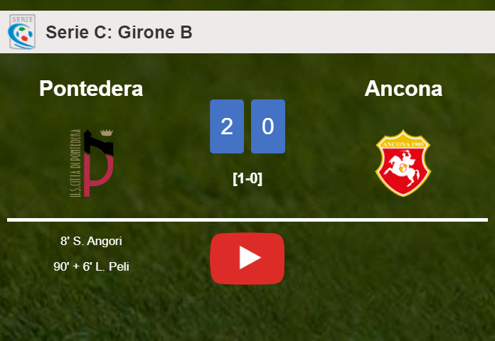 Pontedera surprises Ancona with a 2-0 win. HIGHLIGHTS