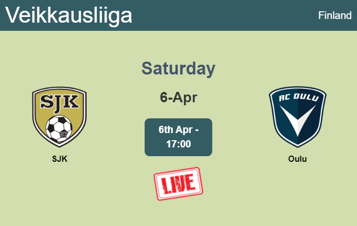 How to watch SJK vs. Oulu on live stream and at what time