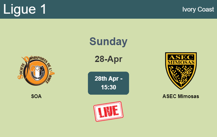 How to watch SOA vs. ASEC Mimosas on live stream and at what time